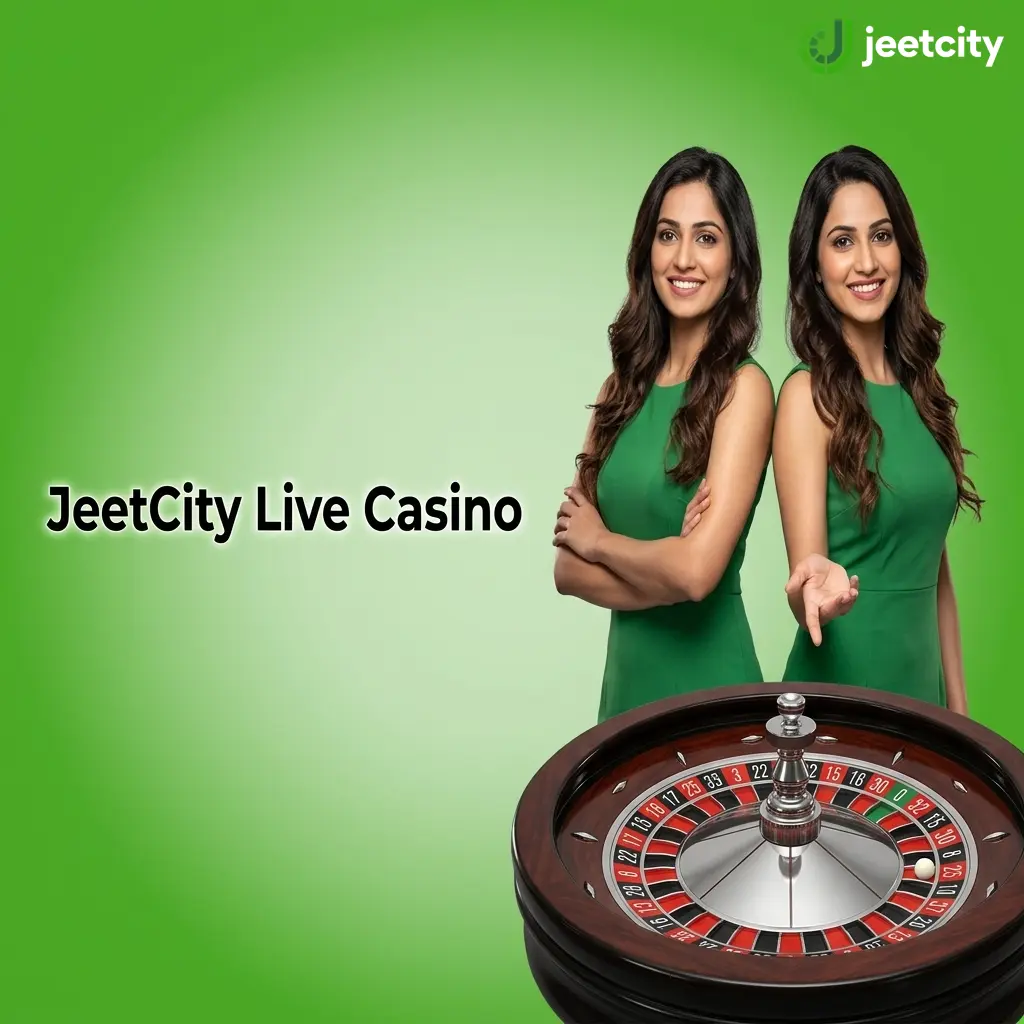 JeetCity live casino lobby featuring HD video streams with professional dealers for blackjack, roulette, baccarat, poker and game shows