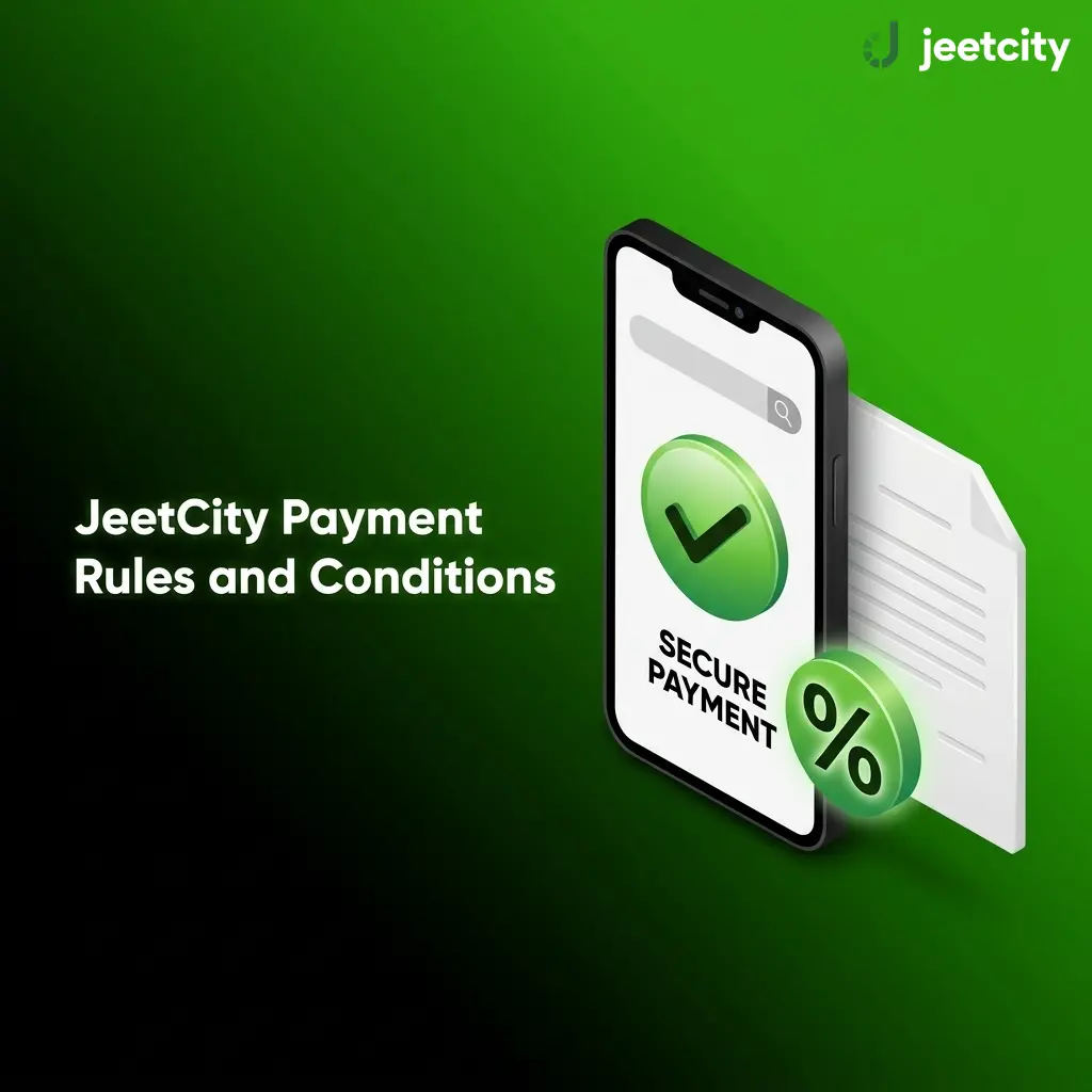 JeetCity payment rules covering KYC verification, withdrawal conditions, bonus wagering, AUD transactions, and processing times for Australian players