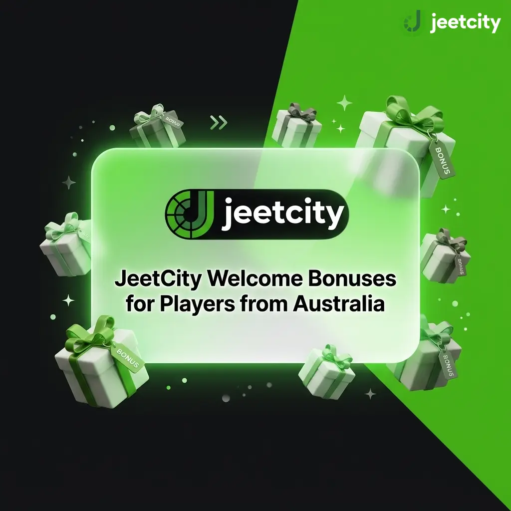 JeetCity welcome bonus for Australian players offering 100% match up to EUR7,500 plus 100 free spins on first deposit