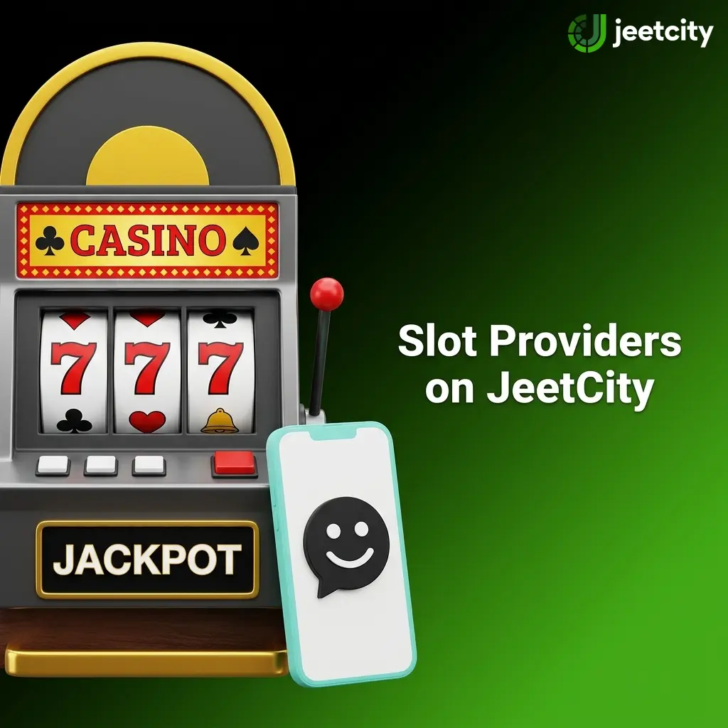 JeetCity slot providers including Pragmatic Play, Play'n GO, Hacksaw Gaming, Push Gaming, Nolimit City, Relax Gaming, BGaming